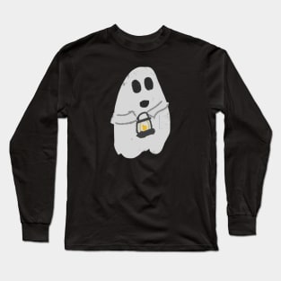 Lantern Ghost Long Sleeve T-Shirt